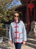 GIGI Azure Capitone Jacket