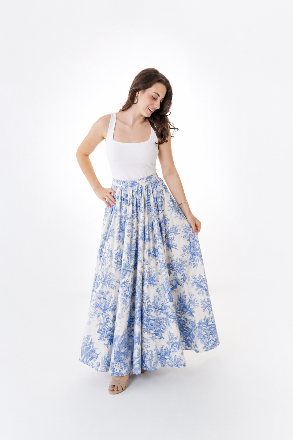 Azure Garden Skirt